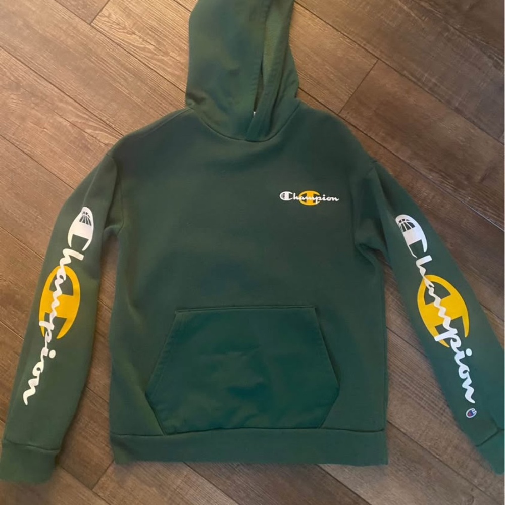 3 Champion hoodies